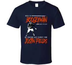 Justin Fields Boogeyman Chicago Football Fan T Shirt Justin Fields Boogeyman Chicago Football Fan T Shirt
