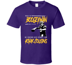 Kirk Cousins Boogeyman Minnesota Football Fan T Shirt Kirk Cousins Boogeyman Minnesota Football Fan T Shirt