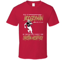 Christian Mccaffrey Boogeyman San Francisco Football Fan T Shirt Christian Mccaffrey Boogeyman San Francisco Football Fan T Shirt
