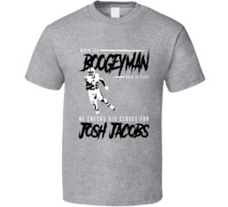 Josh Jacobs Boogeyman Las Vegas Football Fan T Shirt Josh Jacobs Boogeyman Las Vegas Football Fan T Shirt