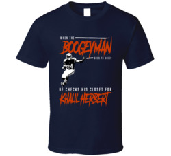 Khalil Herbert Boogeyman Chicago Football Fan T Shirt Khalil Herbert Boogeyman Chicago Football Fan T Shirt
