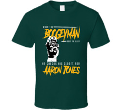 Aaron Jones Boogeyman Green Bay Football Fan T Shirt Aaron Jones Boogeyman Green Bay Football Fan T Shirt