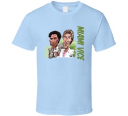 Miami Vice Sonny Crockett Tubbs Police T Shirt Miami Vice Sonny Crockett Tubbs Police T Shirt