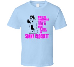 Sonny Crockett Miami Vice Retro Tv Boogeyman t Shirt Sonny Crockett Miami Vice Retro Tv Boogeyman t Shirt