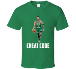 Jayson Tatum Cheat Code Fan T Shirt Jayson Tatum Cheat Code Fan T Shirt