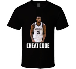 Nic Claxton Cheat Code Fan T Shirt Nic Claxton Cheat Code Fan T Shirt