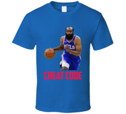 James Harden Cheat Code Fan T Shirt James Harden Cheat Code Fan T Shirt