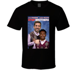 Aaron Rodgers Garrett Wilson Step Brothers Parody T Shirt Aaron Rodgers Garrett Wilson Step Brothers Parody T Shirt