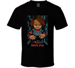 Child's Play Evil Doll Chuck Horror Movie Fan T Shirt Child's Play Evil Doll Chuck Horror Movie Fan T Shirt
