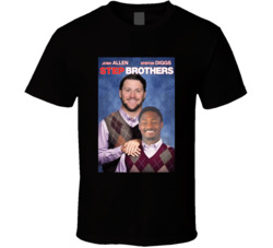 Josh Allen Stefon Diggs Step Brothers Parody T Shirt Josh Allen Stefon Diggs Step Brothers Parody T Shirt