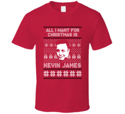 All I Want For Christmas Is Kevin James Ugly Sweater T Shirt All I Want For Christmas Is Kevin James Ugly Sweater T Shirt