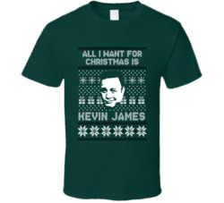 All I Want For Christmas Is Kevin James Ugly Sweater Fan T Shirt All I Want For Christmas Is Kevin James Ugly Sweater Fan T Shirt