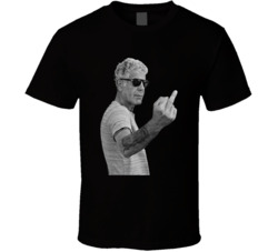 Anthony Bourdain Middle Finger T Shirt Anthony Bourdain Middle Finger T Shirt
