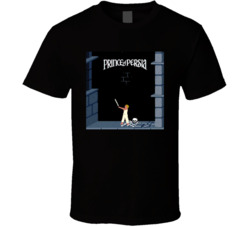 Prince Of Persia Old Video Game 1980s T Shirt Prince Of Persia Old Video Game 1980s T Shirt