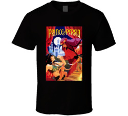 Prince Of Persia Retro Video Game 1980s T Shirt Prince Of Persia Retro Video Game 1980s T Shirt