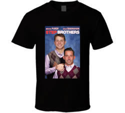 Brock Purdy Kyle Shanahan Step Brothers Parody Football Fan T Shirt Brock Purdy Kyle Shanahan Step Brothers Parody Football Fan T Shirt