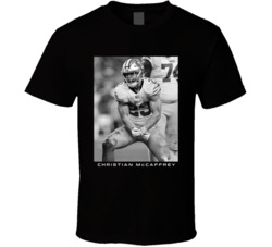 Christian Mccaffrey Flexing Fan T Shirt Christian Mccaffrey Flexing Fan T Shirt