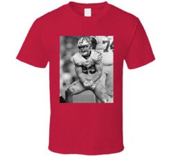 Christian Mccaffrey Flexing Football T Shirt Christian Mccaffrey Flexing Football T Shirt