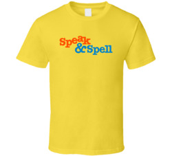Speak And Spell 80s Spelling Game T Shirt Speak And Spell 80s Spelling Game T Shirt