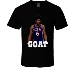 Julius Erving Goat Basketball Fan T Shirt Julius Erving Goat Basketball Fan T Shirt