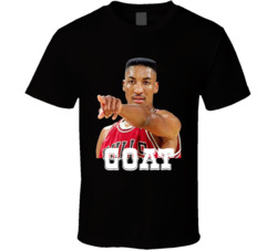 Scottie Pippen Goat Basketball Fan T Shirt Scottie Pippen Goat Basketball Fan T Shirt