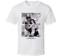 Earthquake Jimmy Hart Wrestling Photo T Shirt Earthquake Jimmy Hart Wrestling Photo T Shirt