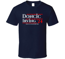 Luka Doncic Kyrie Irving For President 2024 Basketball Fan T Shirt Luka Doncic Kyrie Irving For President 2024 Basketball Fan T Shirt