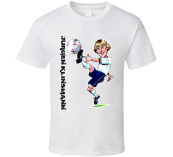 Jurgen Klinsmann Germany Soccer T Shirt Jurgen Klinsmann Germany Soccer T Shirt