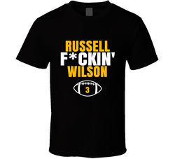 Russell Fckin Wilson Football Fan T Shirt Russell Fckin Wilson Football Fan T Shirt