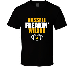 Russell Freakin Wilson Football Fan T Shirt Russell Freakin Wilson Football Fan T Shirt