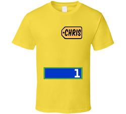 Customizable Game Show Custom Name Tag Contestants' Row Blue Bid Customizable Game Show Custom Name Tag Contestants' Row Blue Bid