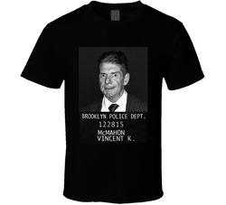 Vince Mcmahon Mug Shot Wrestling T Shirt Vince Mcmahon Mug Shot Wrestling T Shirt