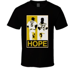 Hope Baseball Pittsburgh Starling Marte Andrew McCutchen T Shirt Hope Baseball Pittsburgh Starling Marte Andrew McCutchen T Shirt