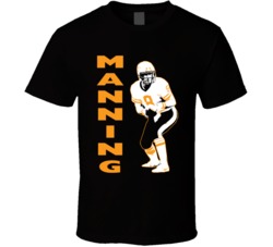 New Orleans 70's Retro Football Archie Manning T Shirt New Orleans 70's Retro Football Archie Manning T Shirt