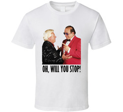Gorilla Monsoon Bobby The Brain Heenan Oh Will You Stop Wrestling T Shirt Gorilla Monsoon Bobby The Brain Heenan Oh Will You Stop Wrestling T Shirt