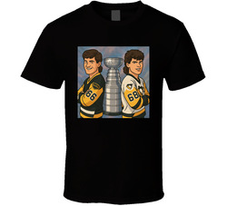 Mario Lemieux Jaromir Jagr Back To Back Stanley Cup Champs T Shirt