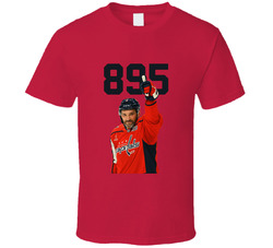 Ovechkin 895 Goals Scoring Record Hockey Fan T Shirt