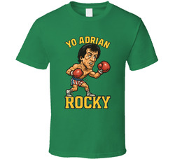Rocky Yo Adrian Movie Caricature T Shirt Rocky Yo Adrian Movie Caricature T Shirt