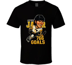 Jaromir Jagr 766 Goals Sports Caricature T Shirt Jaromir Jagr 766 Goals Sports Caricature T Shirt