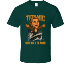 Titanic King Of The World Movie Caricature T Shirt Titanic King Of The World Movie Caricature T Shirt