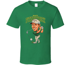 Matt Fitzpatrick Caricature Golf T Shirt