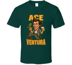 Ace Ventura Movie Caricature T Shirt Ace Ventura Movie Caricature T Shirt
