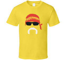 Hulk Hogan Hulkamania Silhouette Wrestling T Shirt Hulk Hogan Hulkamania Silhouette Wrestling T Shirt