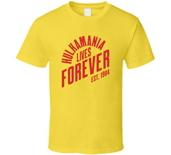 Hulkamania Lives Forever Hulk Hogan Wrestling T Shirt Hulkamania Lives Forever Hulk Hogan Wrestling T Shirt