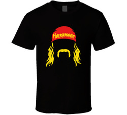 Hulk Hogan Silhouette Hulkamania Wrestling T Shirt Hulk Hogan Silhouette Hulkamania Wrestling T Shirt