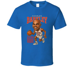 Charles Barkley Basketball Caricature T Shirt Charles Barkley Basketball Caricature T Shirt