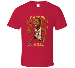 Dwyane Wade Basketball Caricature T Shirt