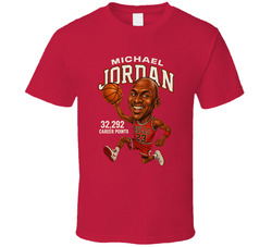 Michael Jordan Basketball Caricature T Shirt Michael Jordan Basketball Caricature T Shirt