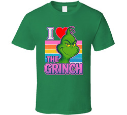 I Love The Grinch Christmas Movie T Shirt I Love The Grinch Christmas Movie T Shirt