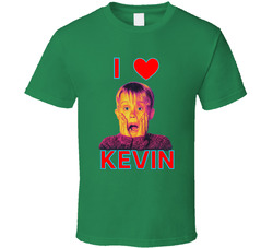 I Love Kevin Home Alone Christmas Movie T Shirt I Love Kevin Home Alone Christmas Movie T Shirt